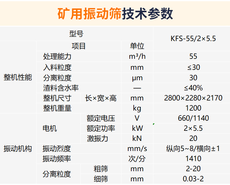 矿用振动筛